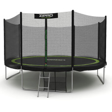 Батут Zipro Fitness 12FT 374 см с внешней сеткой 